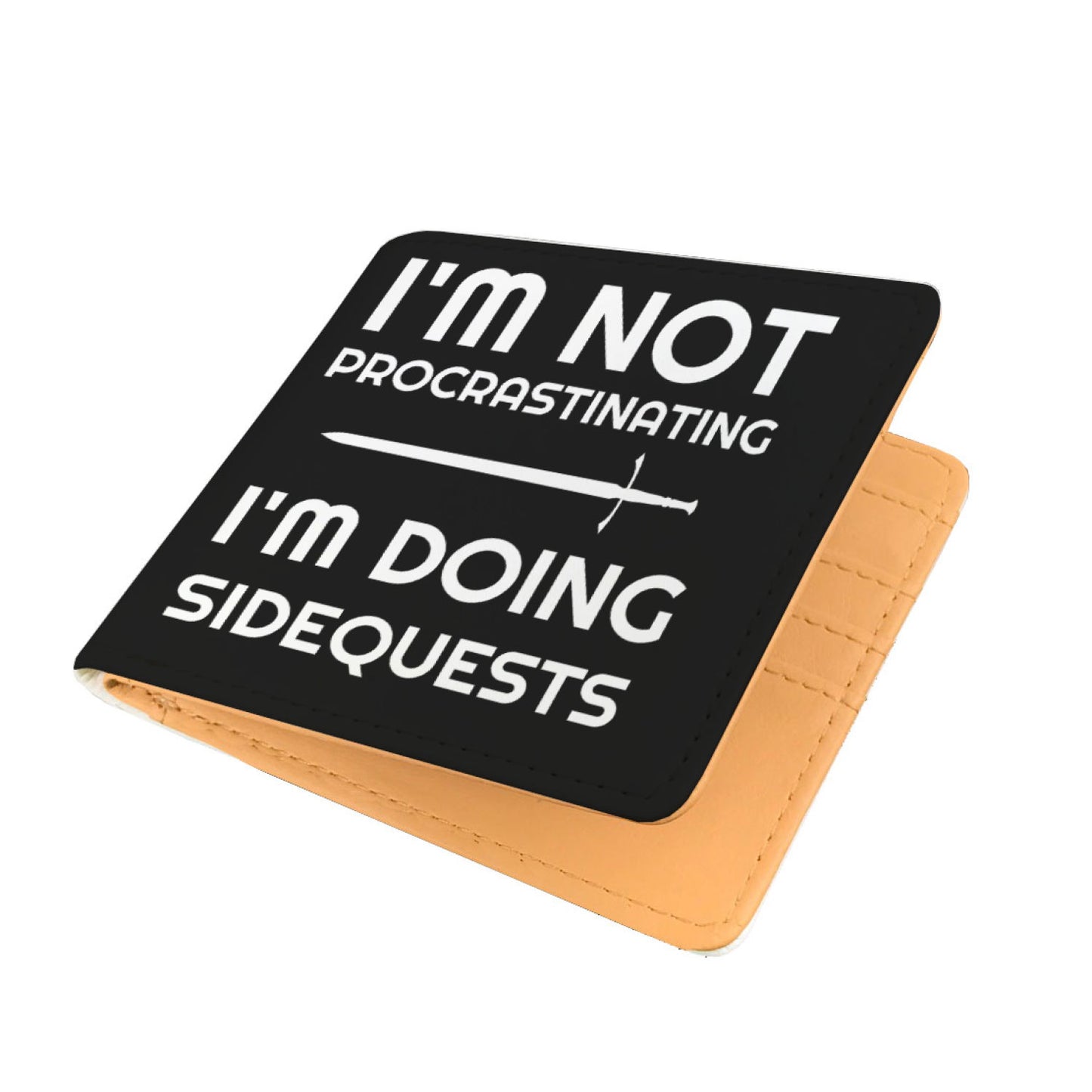 I'm Not Procrastinating I'm Doing Side Quests Fantasy RPG Video Gamer Wallet