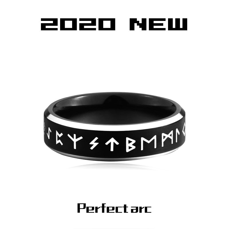 Stainless Steel Odin Norse Viking Ring