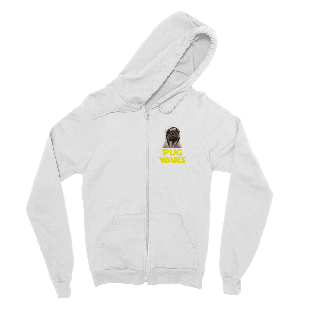 Pug Wars The Last Pug Classic Adult Zip Hoodie