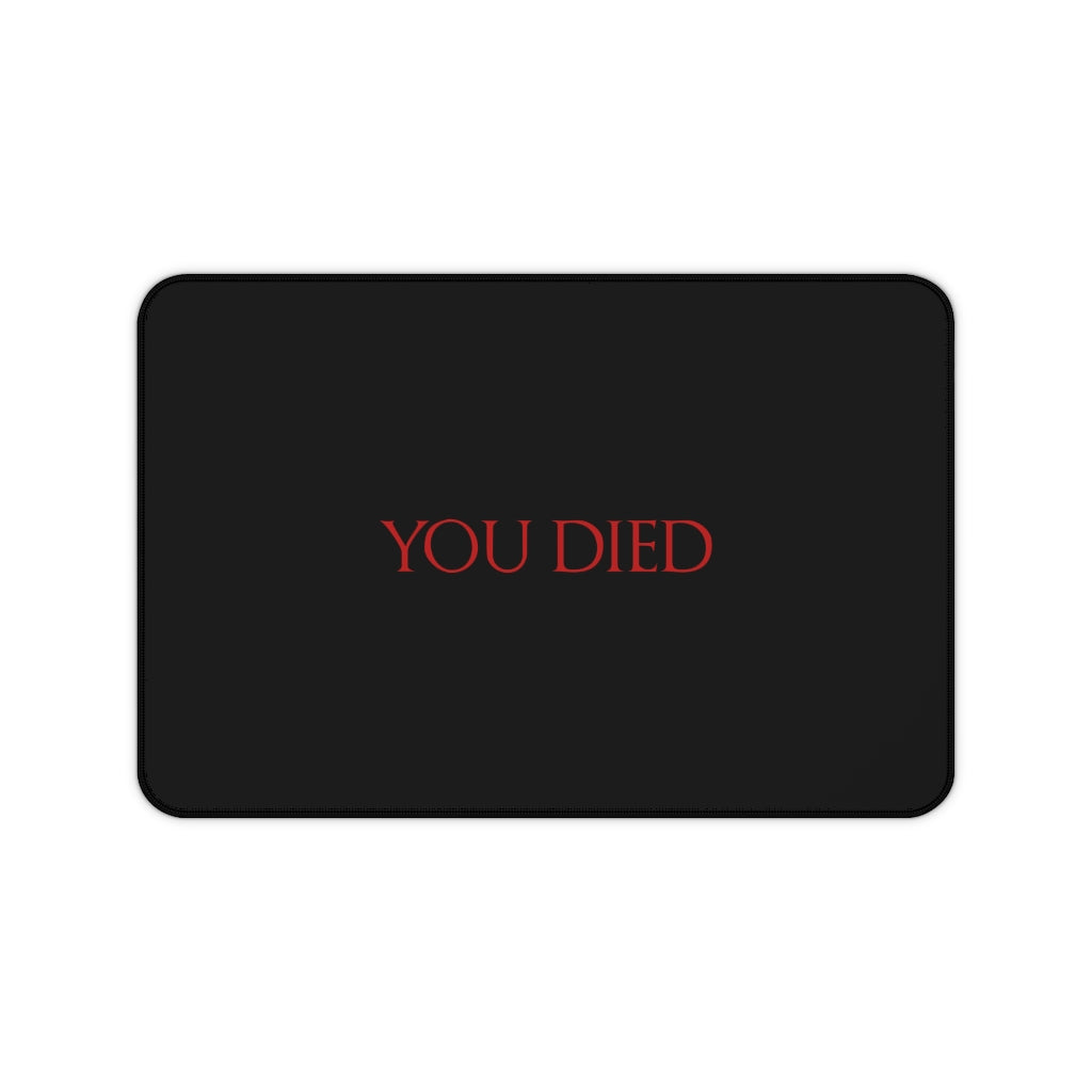 You Died RPG Fantasy Desk Mat | RPG Mouse Mat | Gaming Mouse Pad