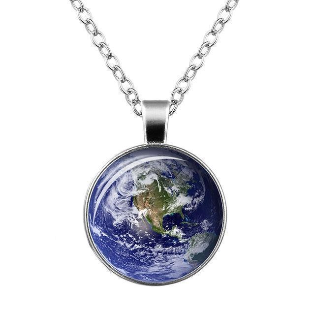 Glow in the Dark Planet Necklace