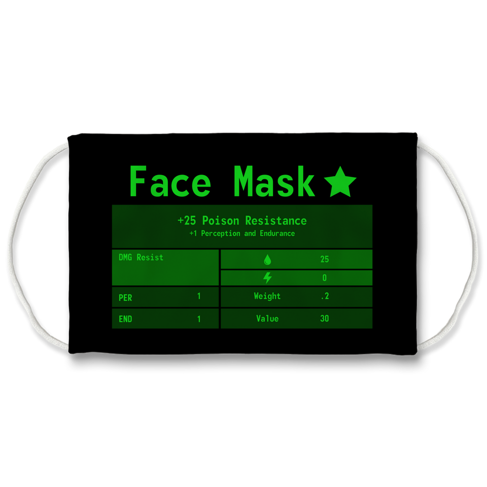 fallout face mask