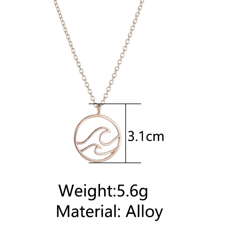 wave necklace