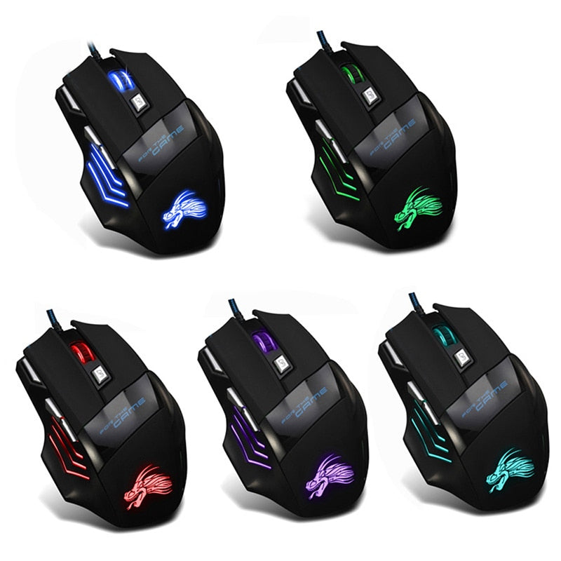 H7 Wired Gaming Mouse 7 Buttons