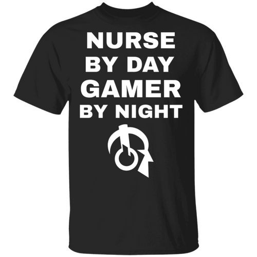 Nurse By Day Gamer By Night T-Shirt