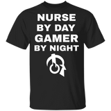Nurse By Day Gamer By Night T-Shirt Nurse By Day Gamer By Night T-Shirt