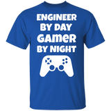 Engineer By Day Gamer By Night T-Shirt Engineer By Day Gamer By Night T-Shirt