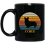 Corgi Mug | Welsh Corgi Gifts | Corgi 11 oz. Black Mug