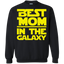 Best Mom In The Galaxy Crewneck Pullover Sweatshirt 8 oz.