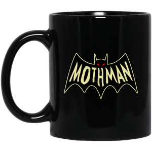 Mothman 11 oz. Black Mug mothman mug, fallout mug, fallout 3 mug, fallout 76 mug, fallout 4 mug,