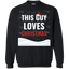 This Guy Loves Christmas Holidays Xmas Crewneck Pullover Sweatshirt 8 oz.