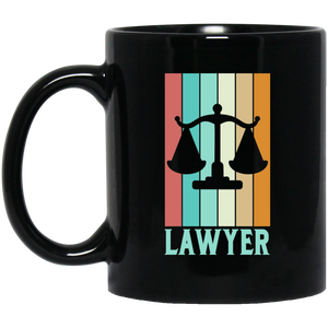 Lawyer Scales Of Justice Mug | Lawyer Retro Mug | Lawyer In Training Black Mug Lawyer Scales Of Justice Mug | Lawyer Retro Mug | Lawyer In Training Black Mug