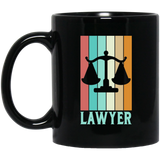 Lawyer Scales Of Justice Mug | Lawyer Retro Mug | Lawyer In Training Black Mug Lawyer Scales Of Justice Mug | Lawyer Retro Mug | Lawyer In Training Black Mug