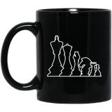 Chess Pieces Mug / Chess Gift Mug / Chess Lover 11 oz. Black Mug Chess Pieces Mug / Chess Gift Mug / Chess Lover 11 oz. Black Mug