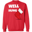 Well Hung Christmas Ugly Xmas Sweatshirt