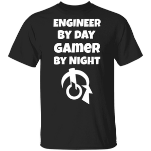 Engineer By Day Gamer By Night T-Shirt