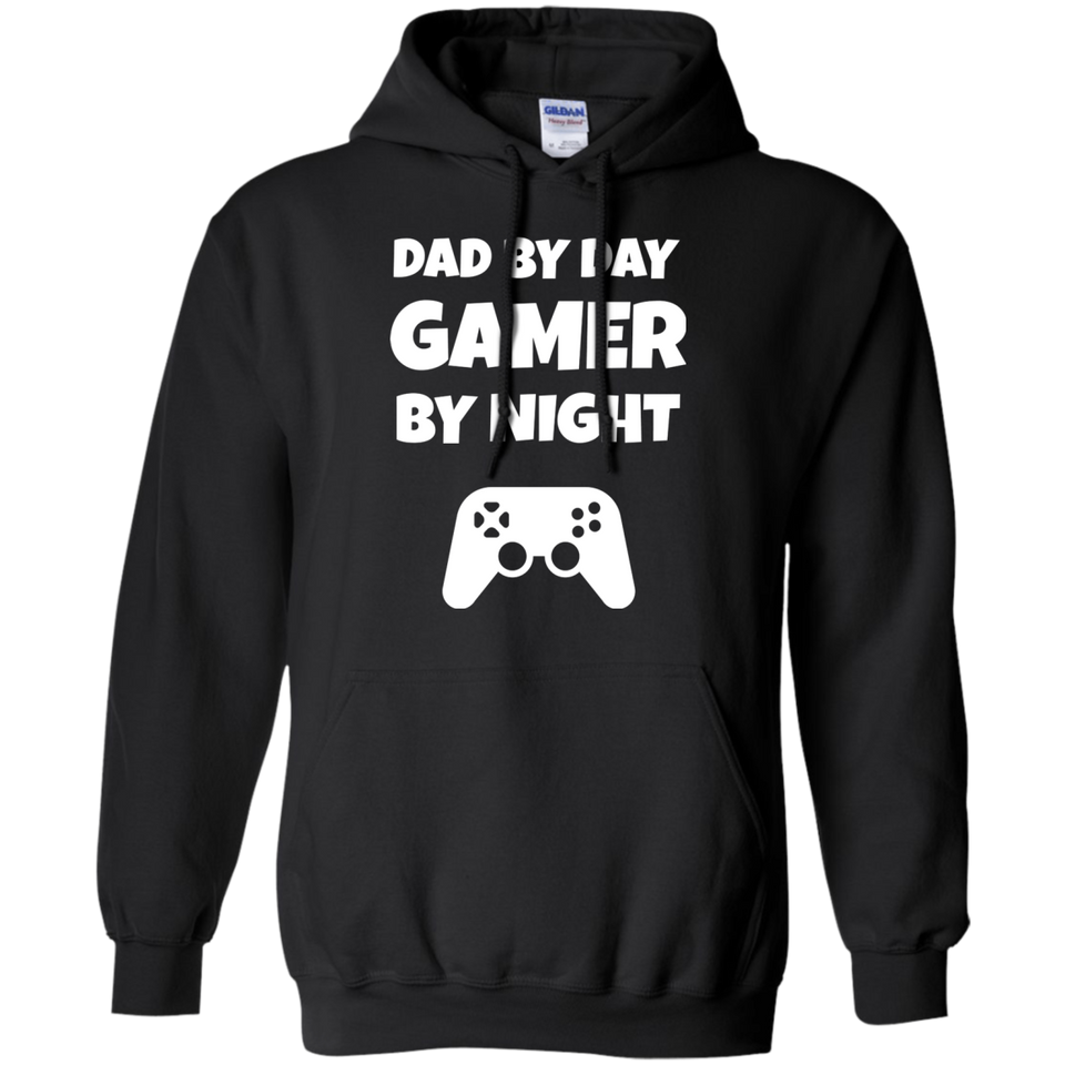 Dad By Day Gamer By Night Video Gaming Shirt