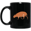 Capybara Mug | Capybara Gift | Capybara 11 oz. Black Mug