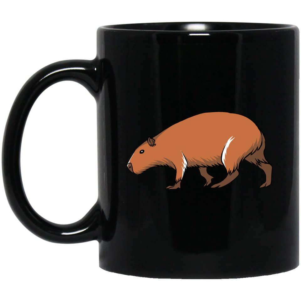 Capybara Mug | Capybara Gift | Capybara 11 oz. Black Mug