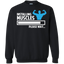 Installing Muscles Gym Workout Crewneck Pullover Sweatshirt 8 oz.