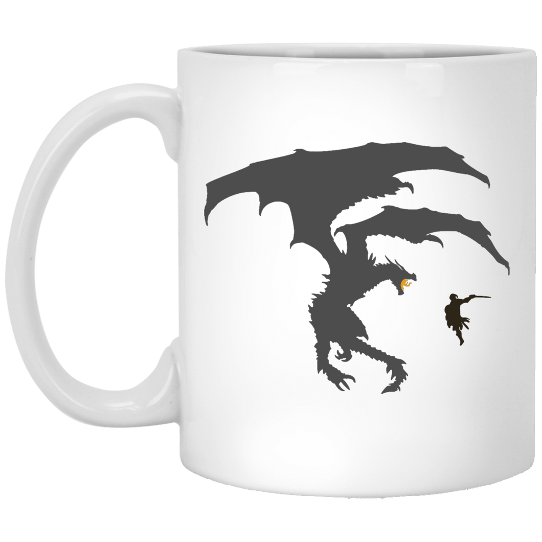 Dragon Fantasy RPG 11 oz. White Mug