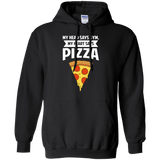 My Head Says Gym My Heart Says Pizza Pullover Hoodie 8 oz. My Head Says Gym My Heart Says Pizza Pullover Hoodie 8 oz