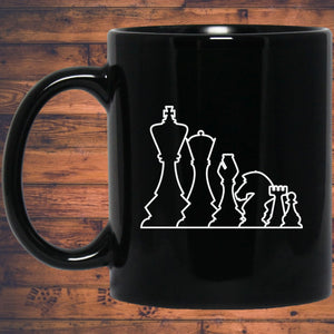Chess Pieces Mug / Chess Gift Mug / Chess Lover 11 oz. Black Mug Chess Pieces Mug / Chess Gift Mug / Chess Lover 11 oz. Black Mug