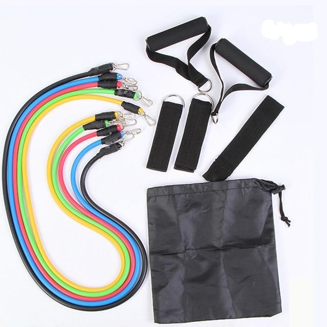 17pcs Home Workout Resistance Bands Set