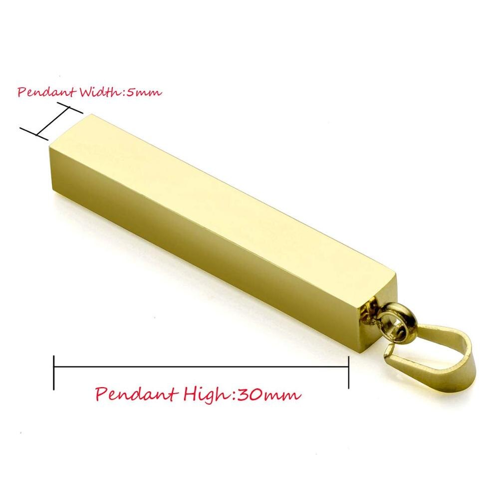 vertical bar necklace