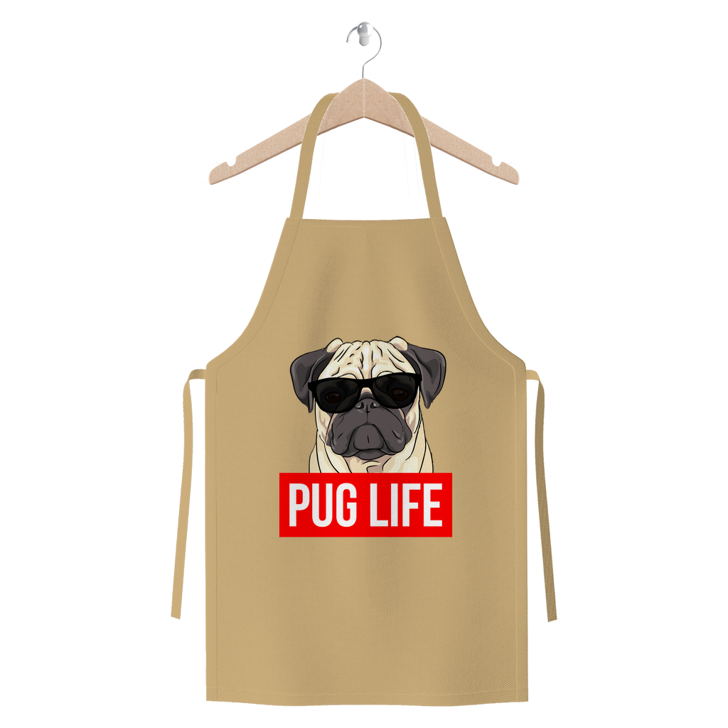 Pug Life - Pug Lover Premium Jersey Apron