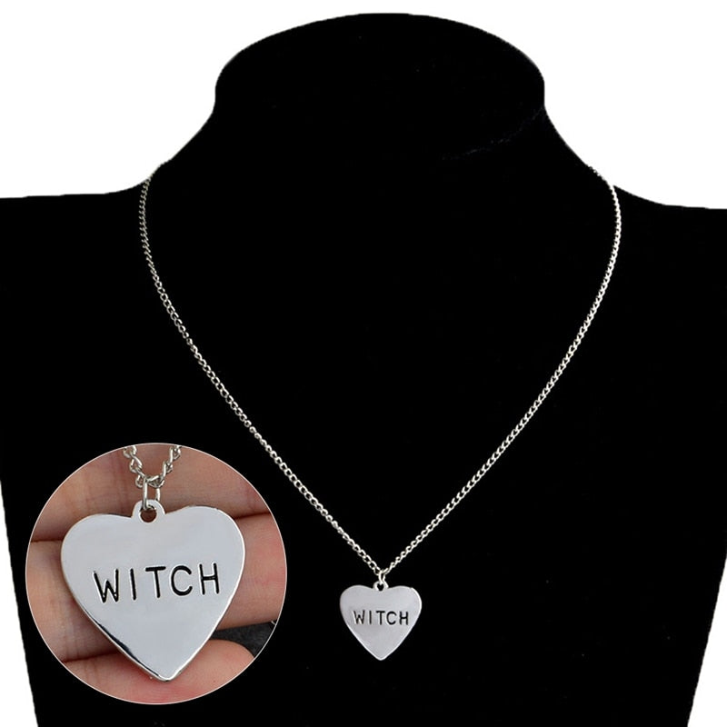 witch necklace, wiccan necklace, witchcraft necklace