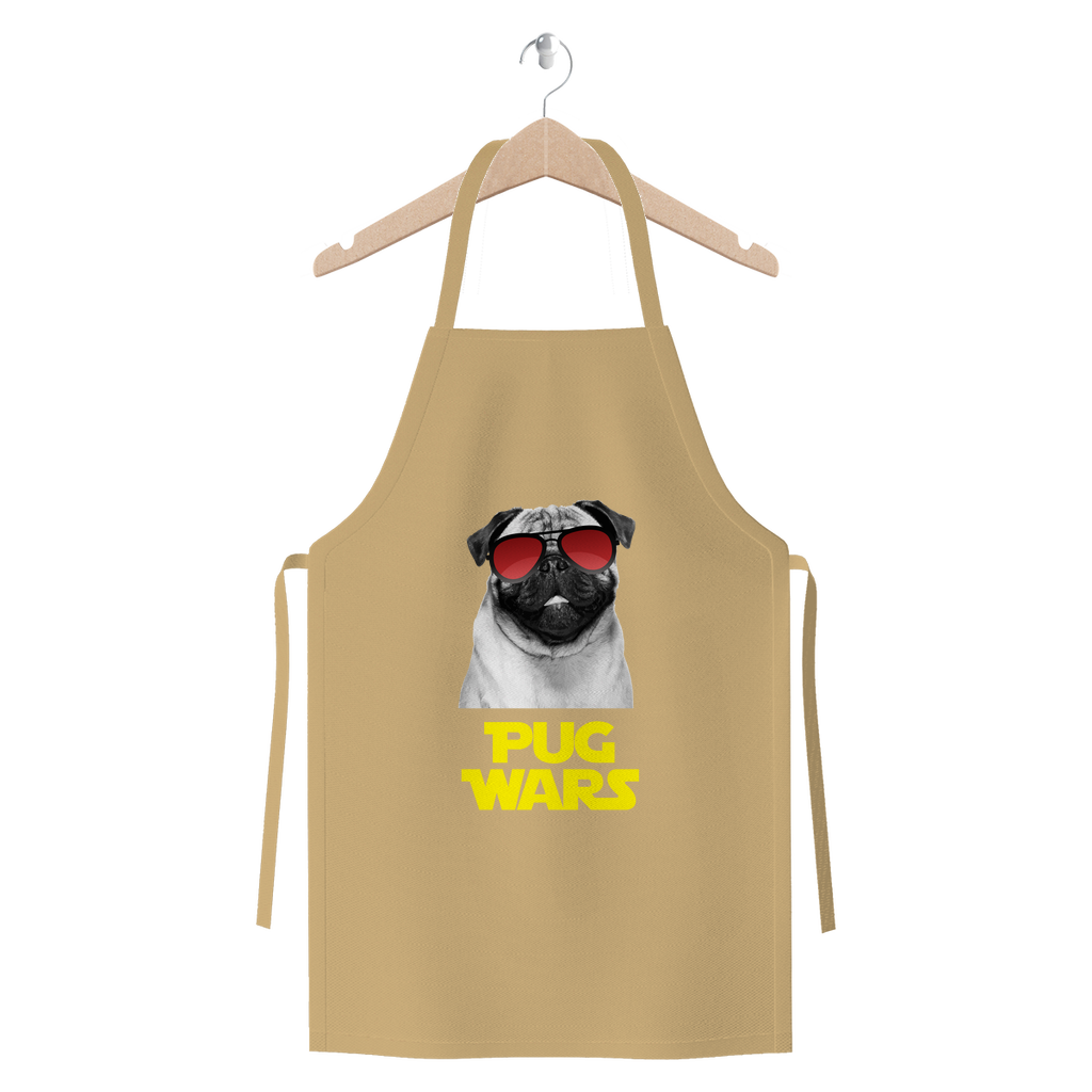 Pug Wars Return Of The Pug Premium Jersey Apron