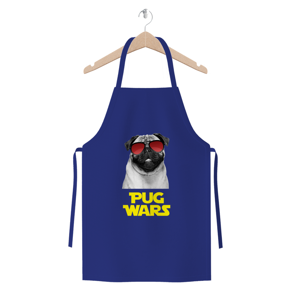 Pug Wars Return Of The Pug Premium Jersey Apron