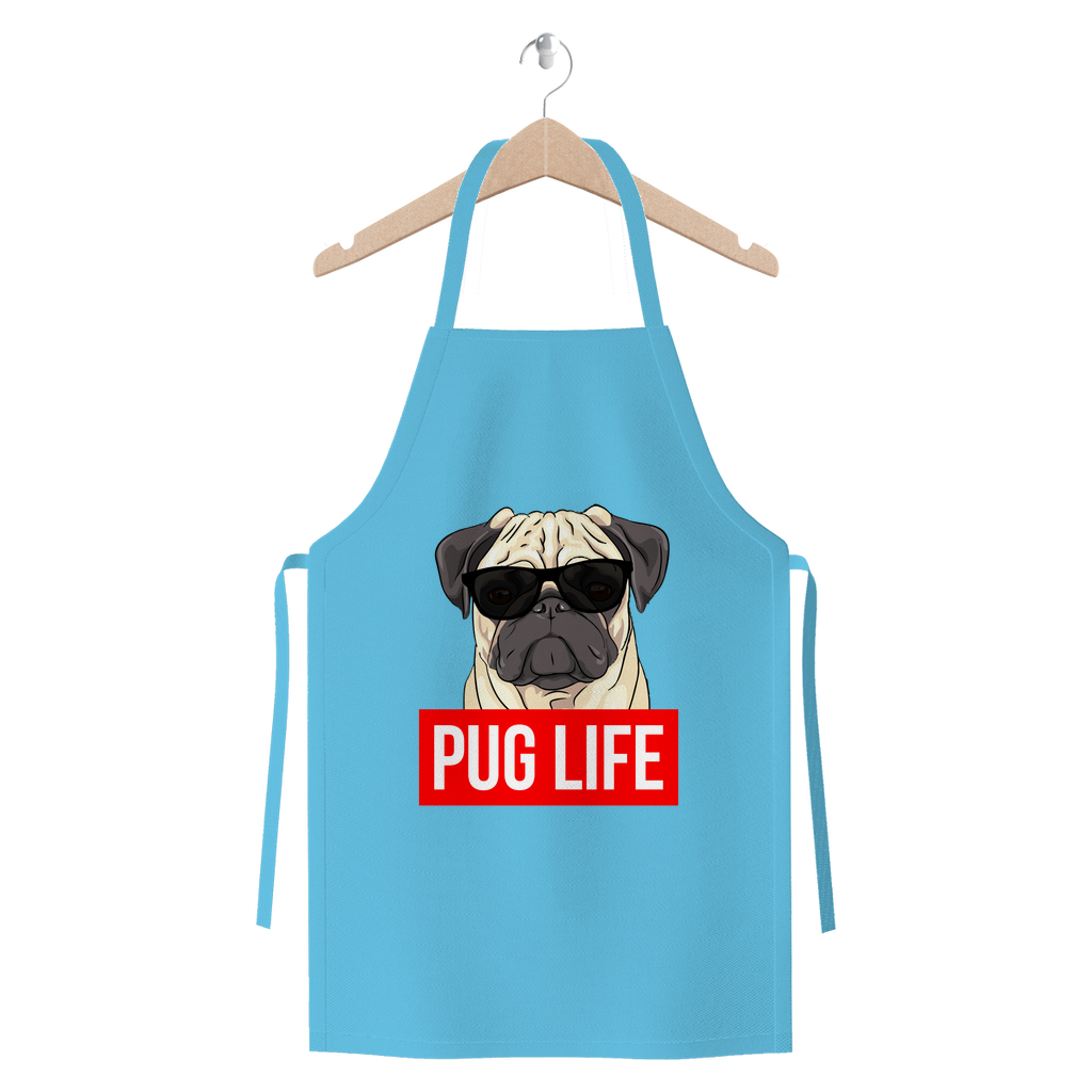 Pug Life - Pug Lover Premium Jersey Apron