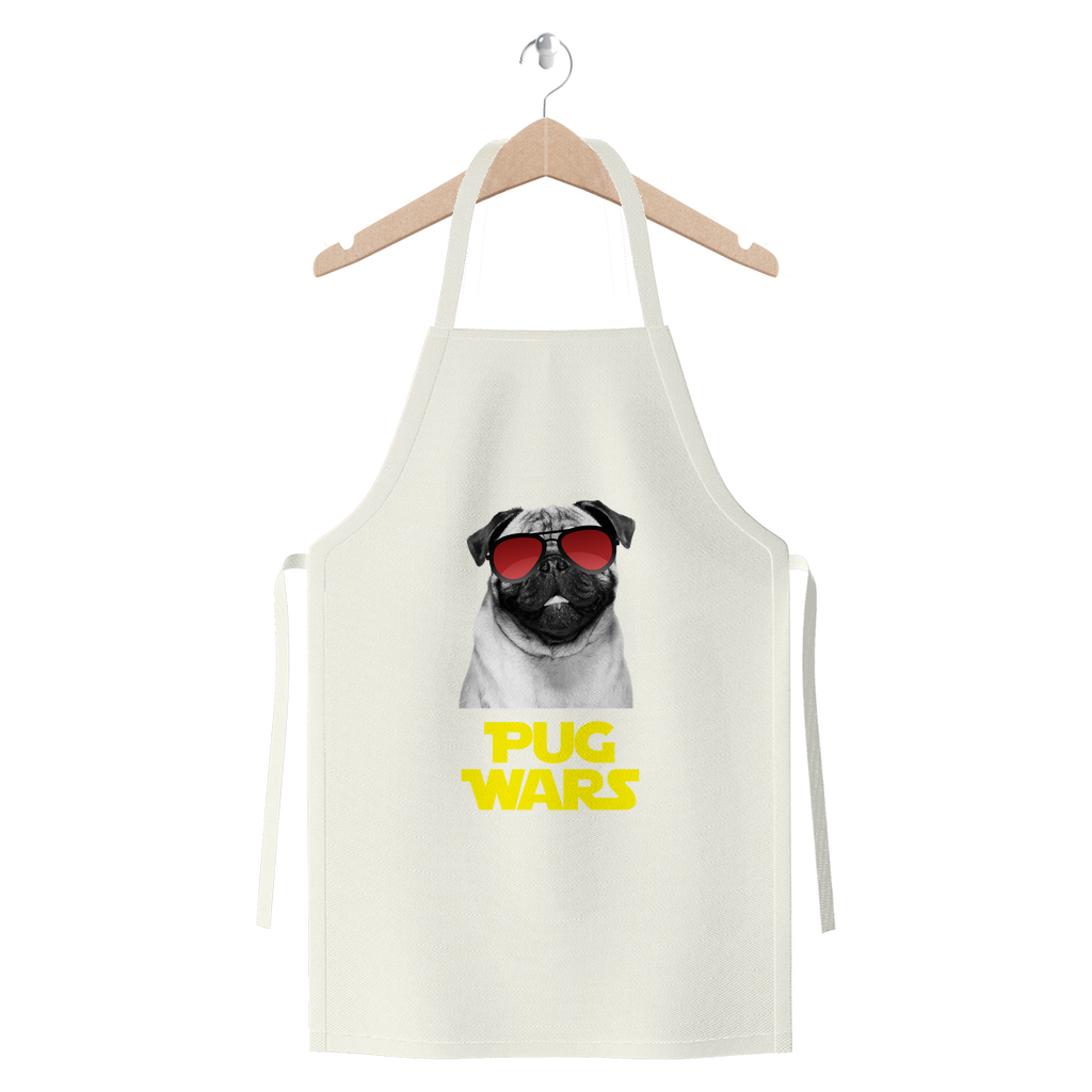 Pug Wars Return Of The Pug Premium Jersey Apron