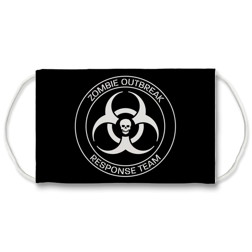 Zombie Outbreak Response Team Sublimation Face Mask