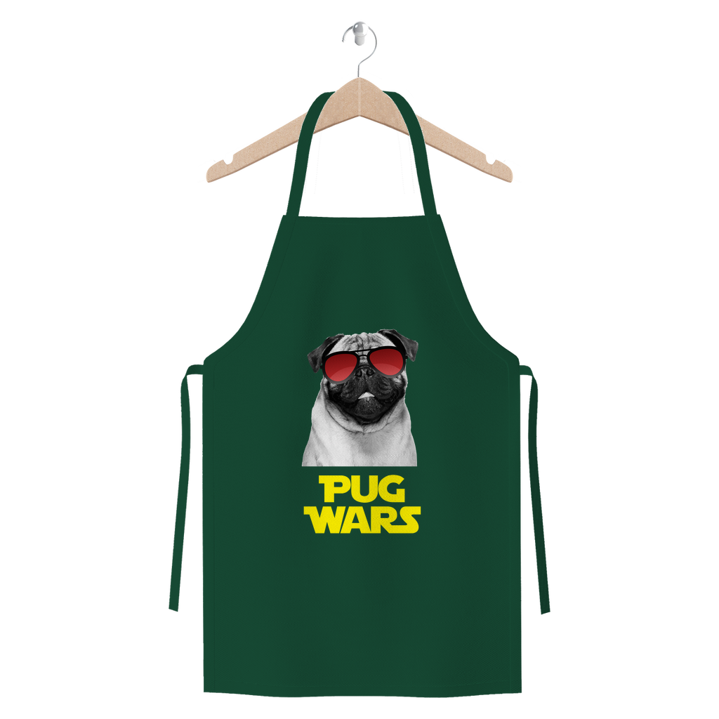 Pug Wars Return Of The Pug Premium Jersey Apron