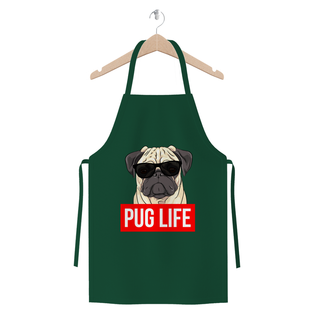 Pug Life - Pug Lover Premium Jersey Apron