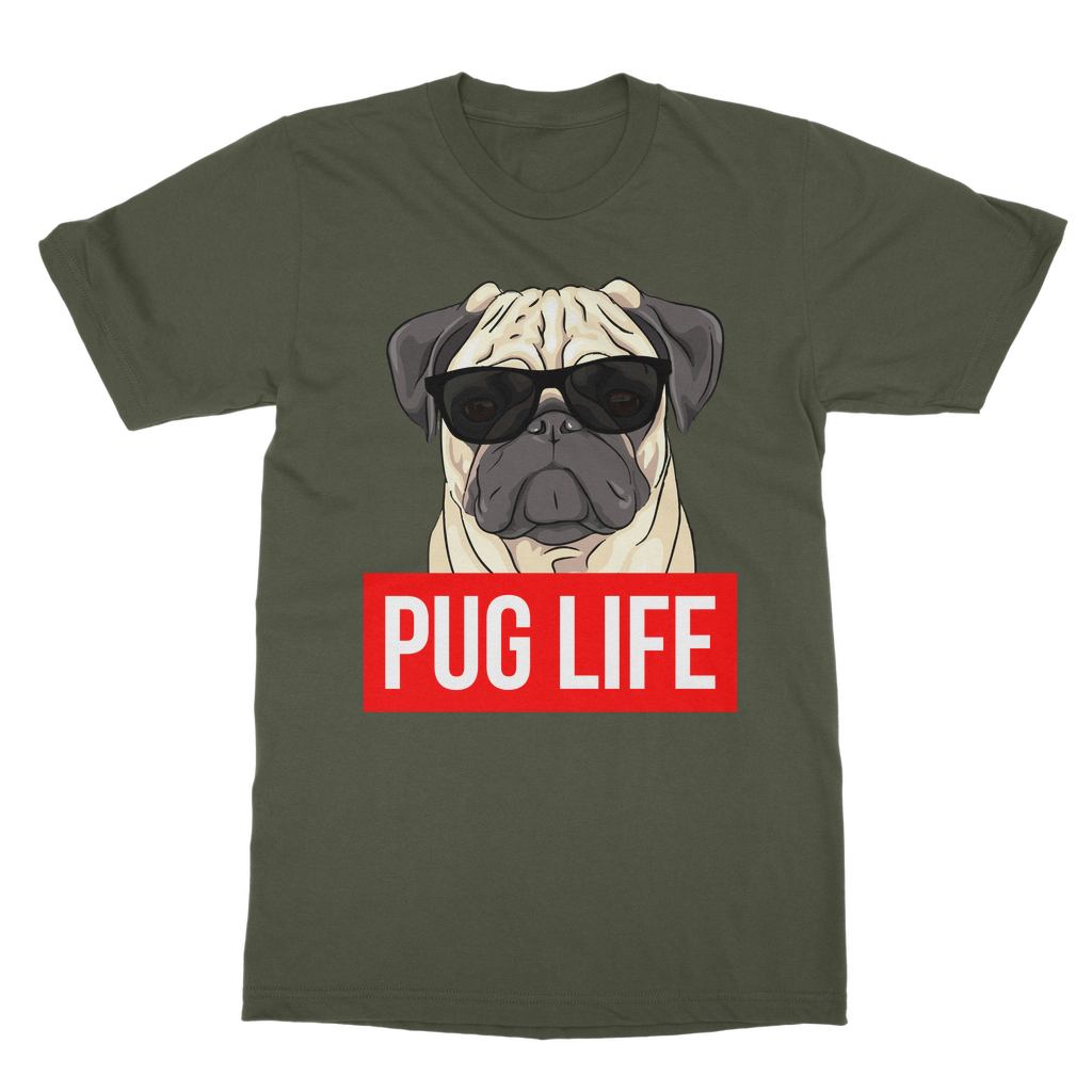 Pug Life - Pug Lover Classic Adult T-Shirt