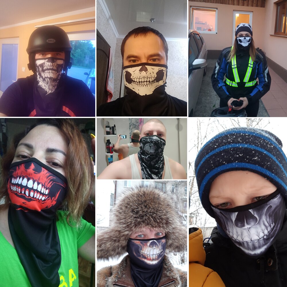 skull bandana mask