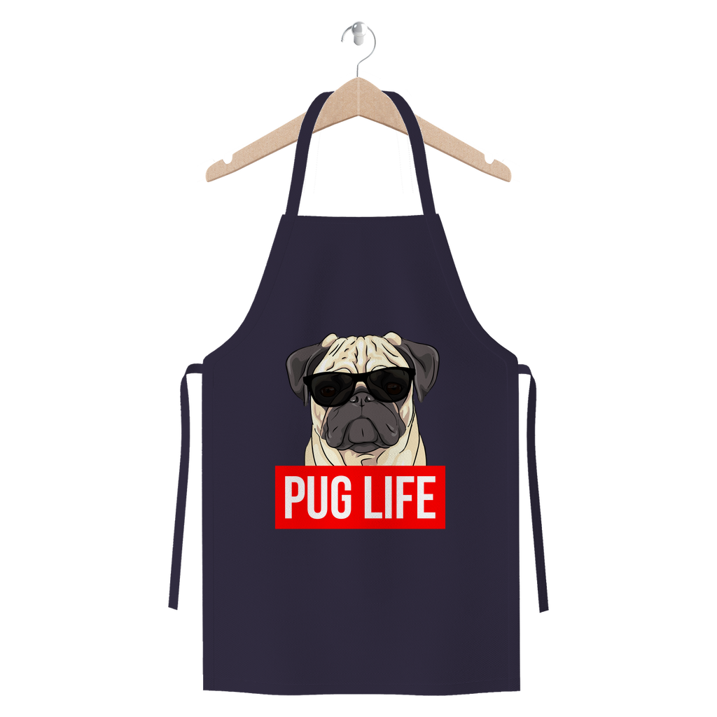 Pug Life - Pug Lover Premium Jersey Apron