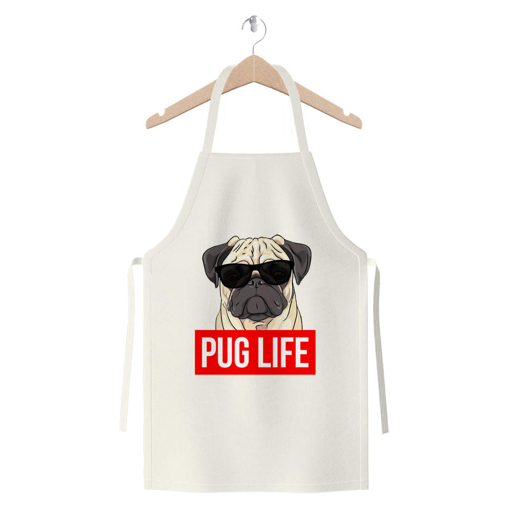 Pug Life - Pug Lover Premium Jersey Apron