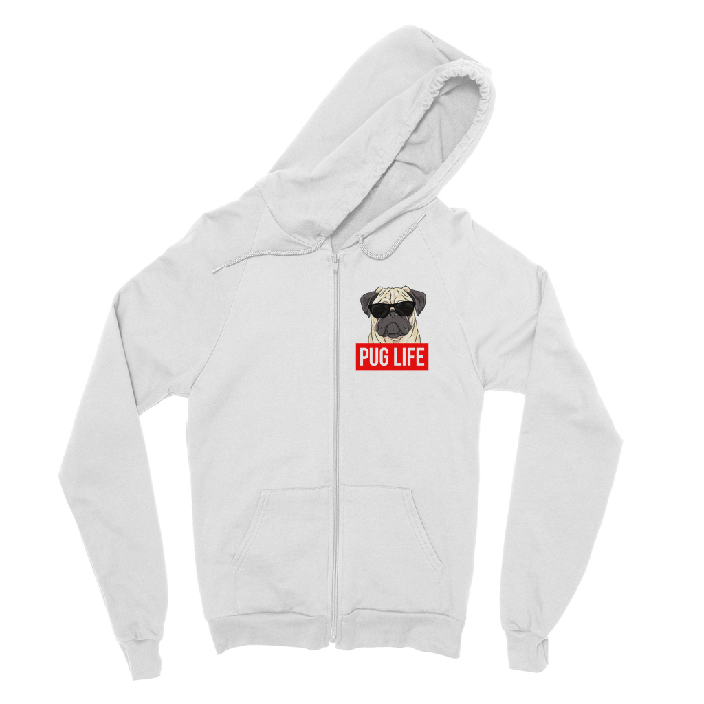 Pug Life - Pug Lover Classic Adult Zip Hoodie