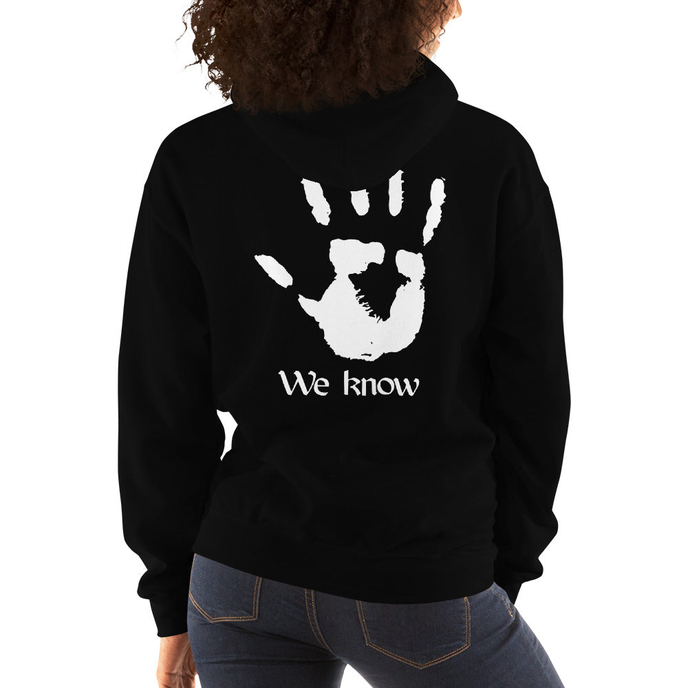 Dark Brotherhood We Know Back Print Unisex Hoodie