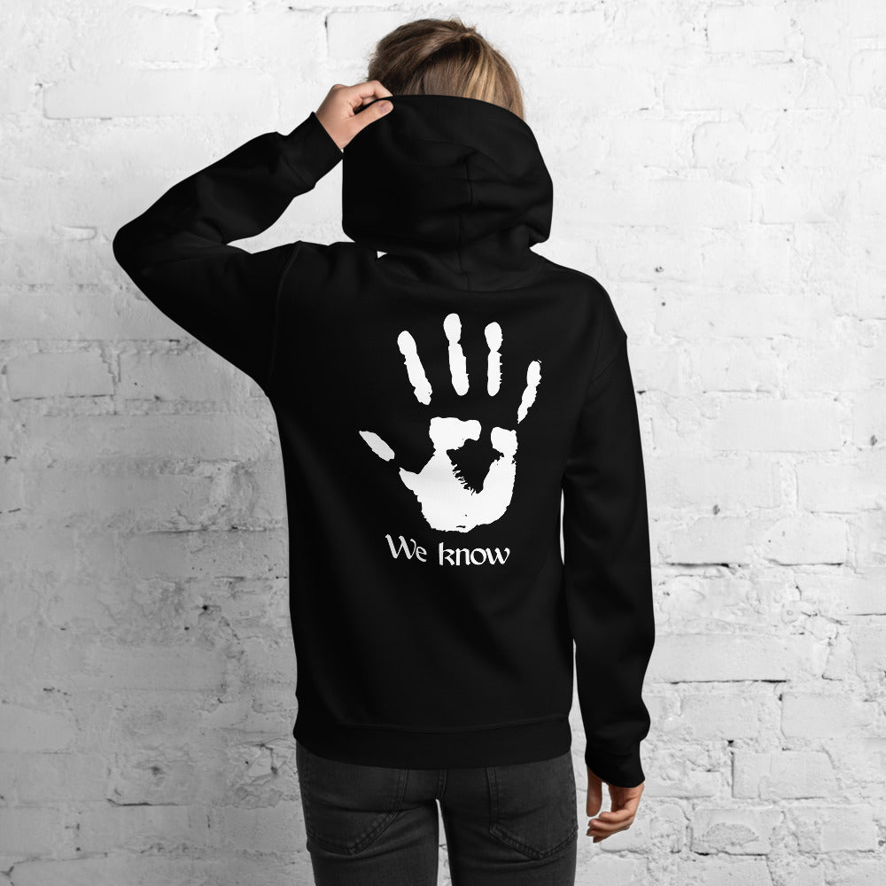 Dark Brotherhood We Know Back Print Unisex Hoodie