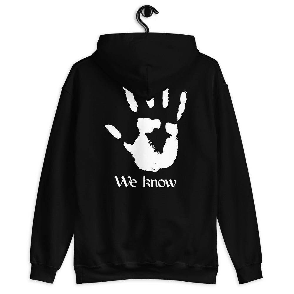 Dark Brotherhood We Know Back Print Unisex Hoodie