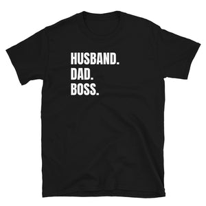 Mens Husband Dad Boss T-Shirt husband shirt, husband t shirt, husband tshirt, dad shirt, dad t shirt, dad tshirt, father shirt, father t shirt, father tshirt