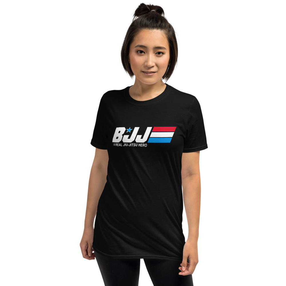 BJJ A Real Jiu Jitsu Hero Unisex Brazilian Jiu Jitsu T-Shirt
