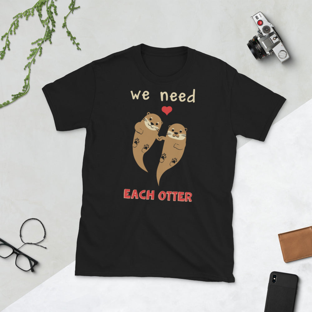 otter otters love couple shirts