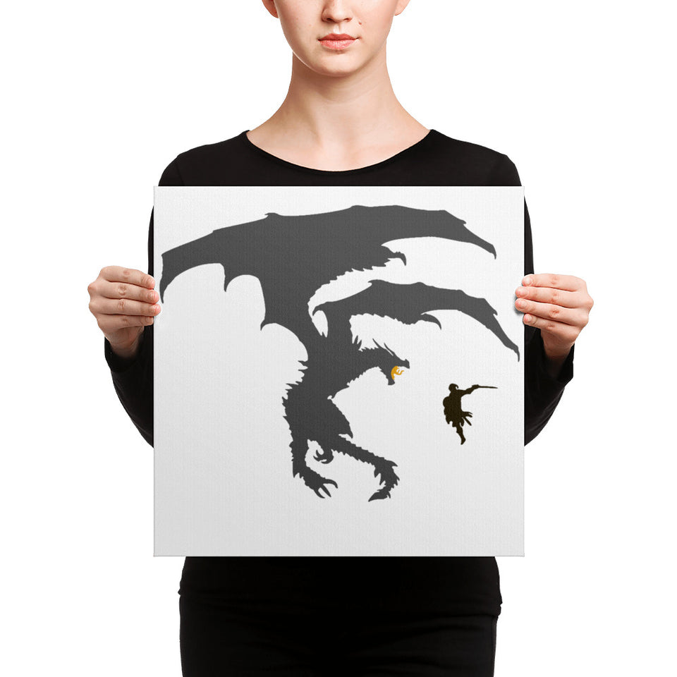 Dragon Fantasy RPG Canvas Print